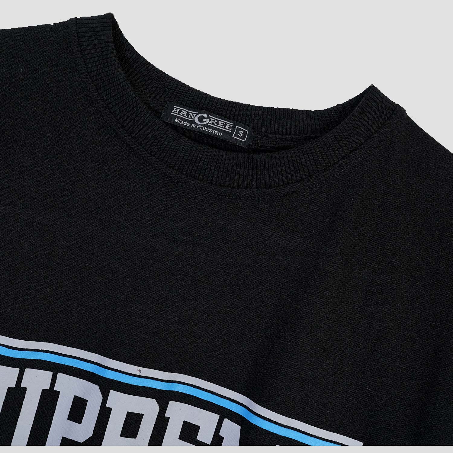 HG "Supreme" Printed Black T-Shirt For Men's