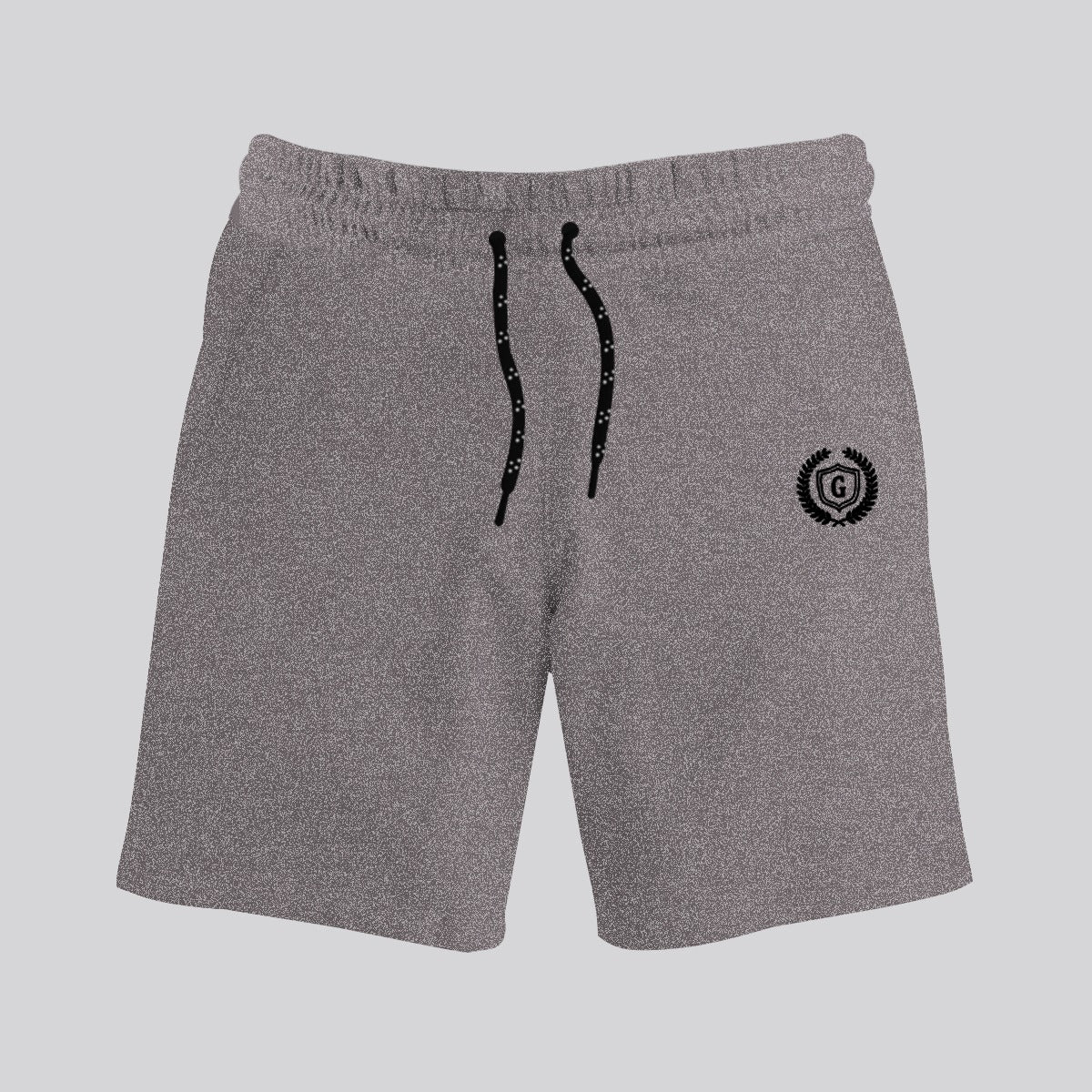 HG Signature Emb Two Quarter Shorts | Textured Pattern | Purple Brown