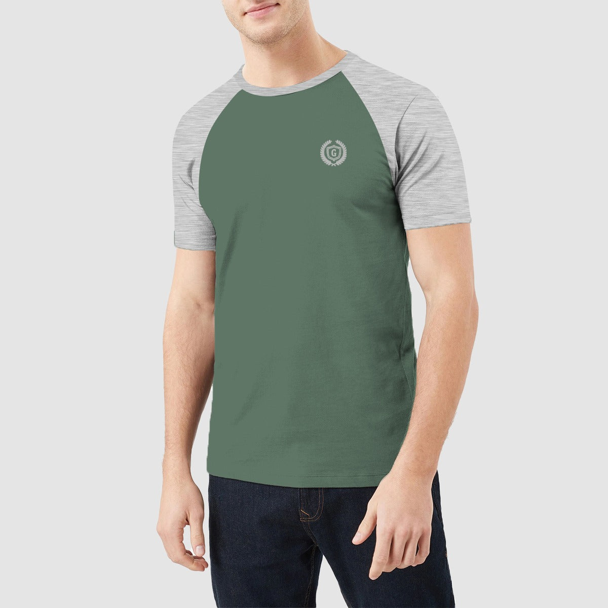 HG SIGNATURE EMB RAGLAN TEE SHIRT