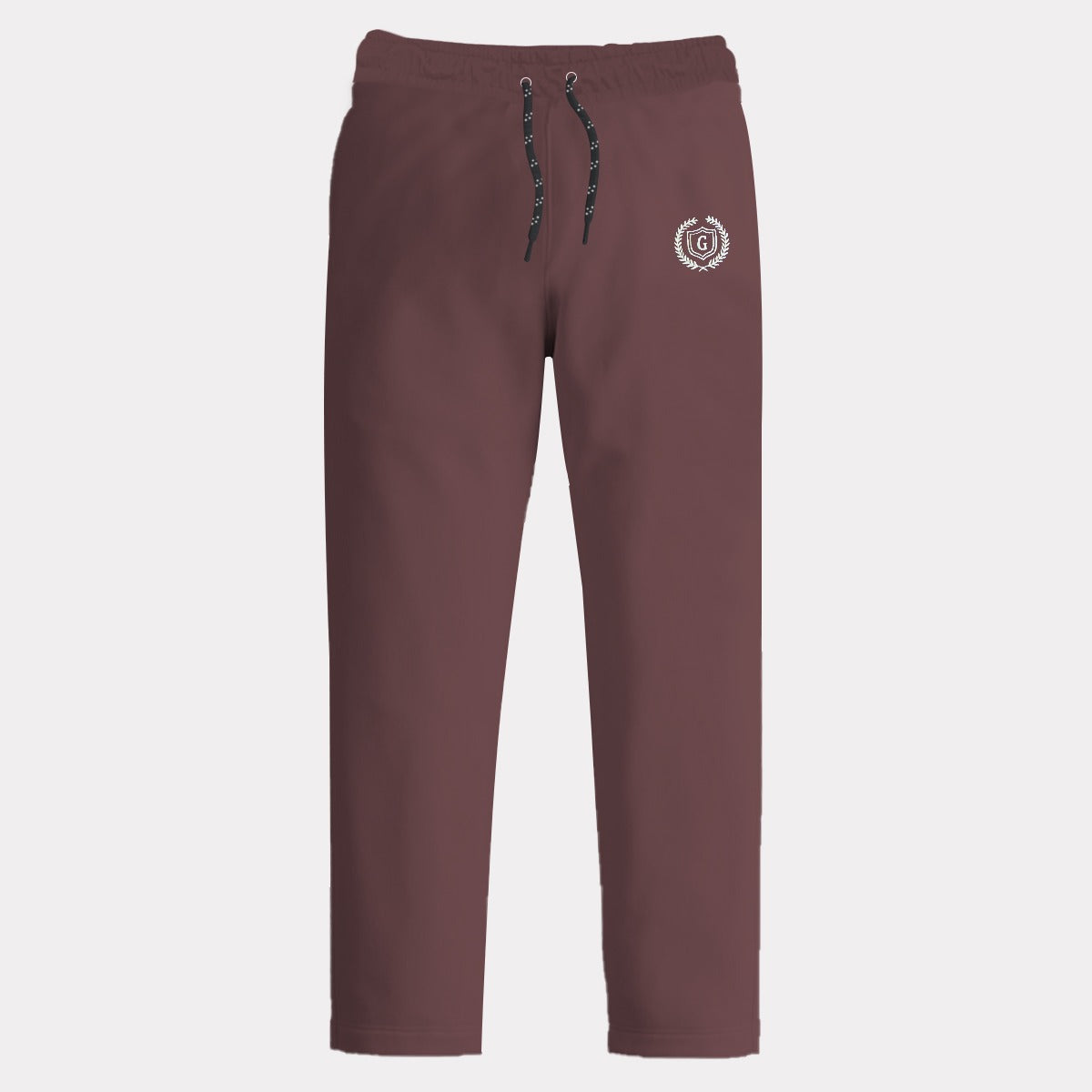 HG SIGNATURE EMB SOFT COTTON TROUSER - BROWN