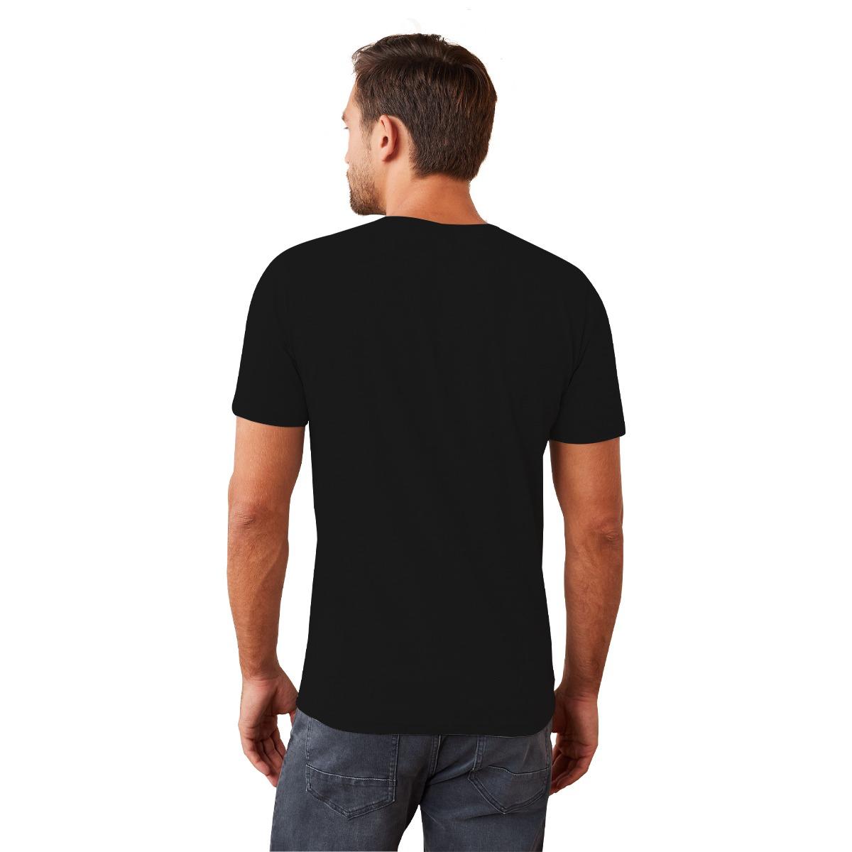 HG Three Panel Emb O Neck Tee Shirt For Men's