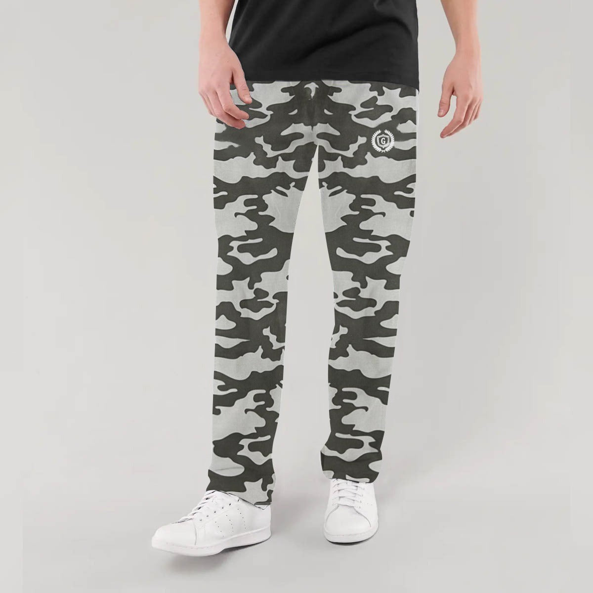HG SIGNATURE EMBROIDERED CAMOUFLAGE SOFT COTTON TROUSER