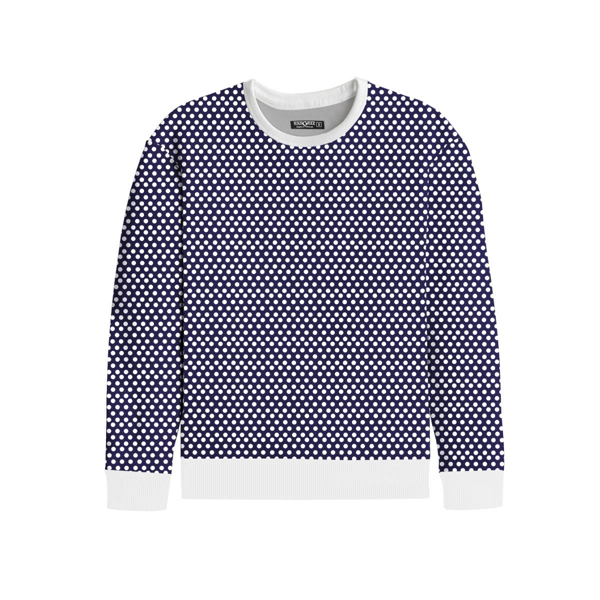 Girl's Polka dot Exclusive Sweat Shirt - Navy