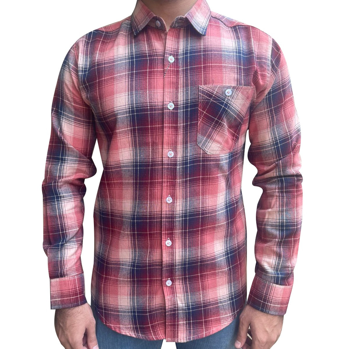 Men's Multi Tone Winter Casual Shirt