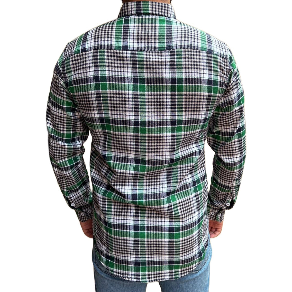 Men's Double Pocket Exclusive Check Winter Casual Shirt