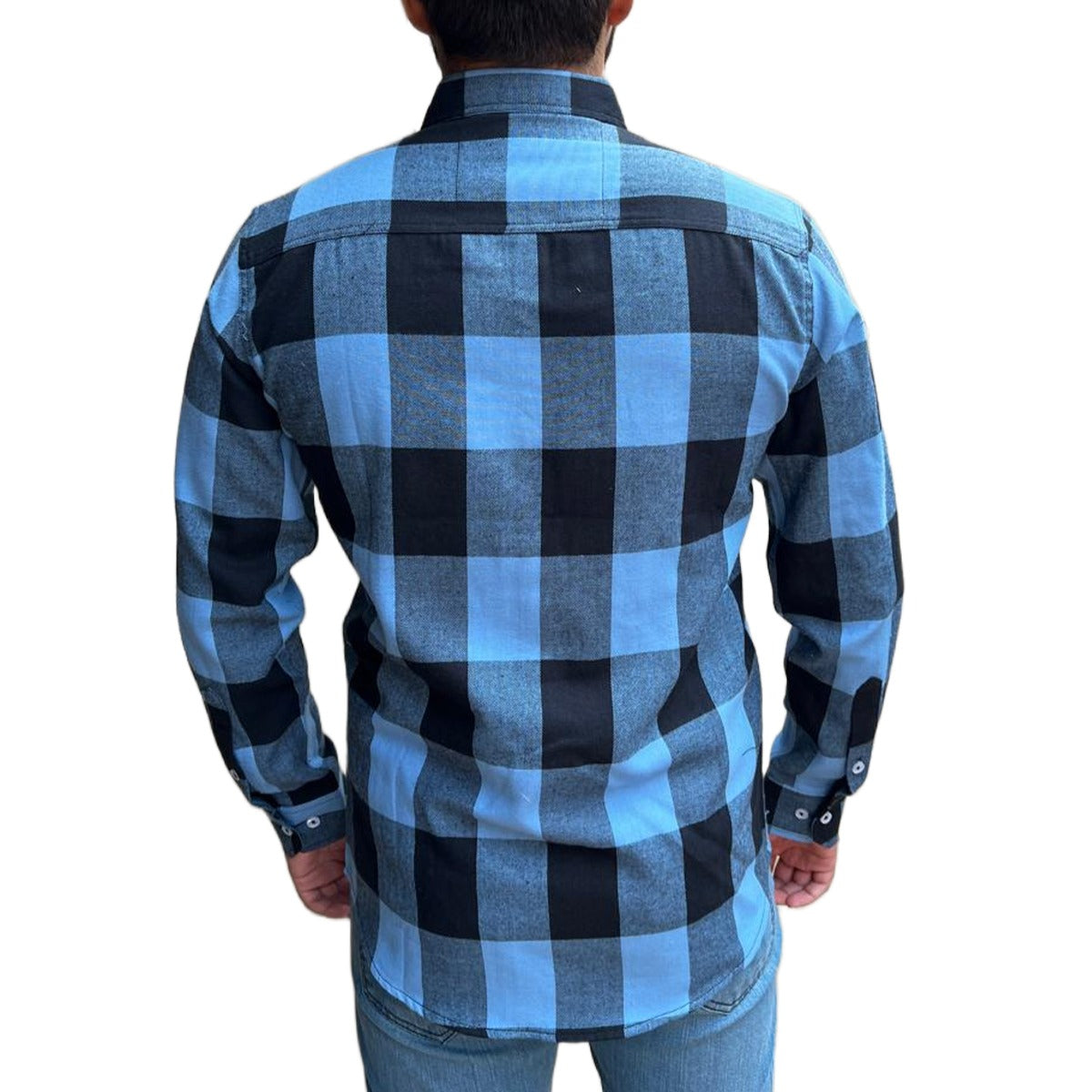 Men's Exclusive Blue Winter Casual Shirt