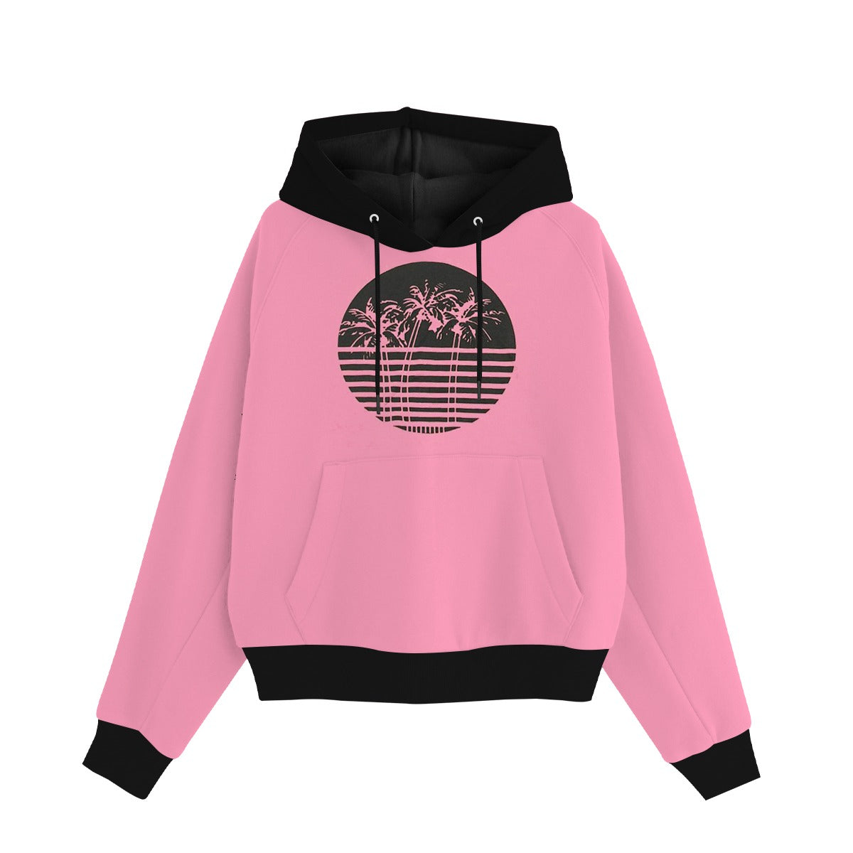 Women Graphic Printed Fashion Hoodie - Pink