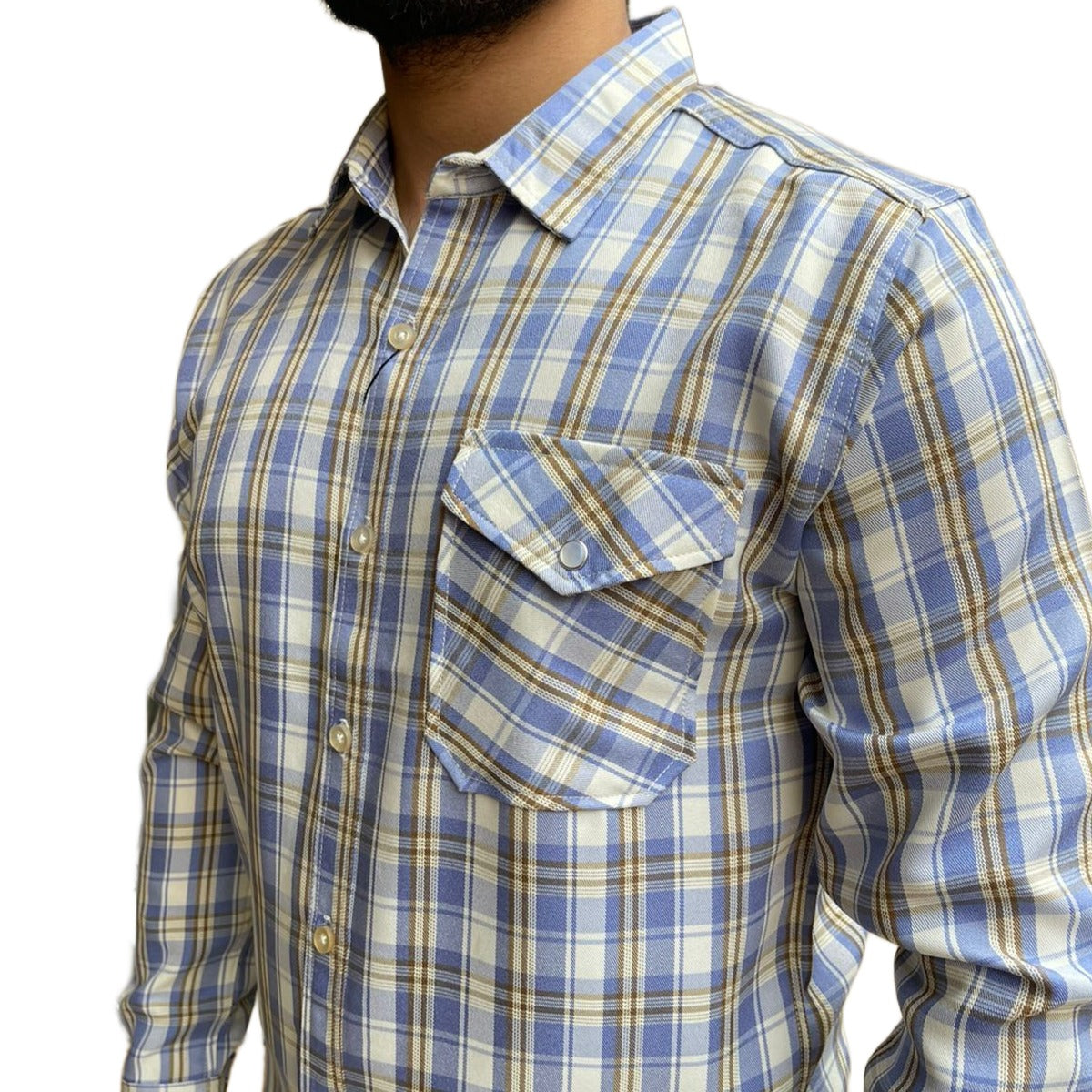 Men's Elegant Check Winter Casual Shirt