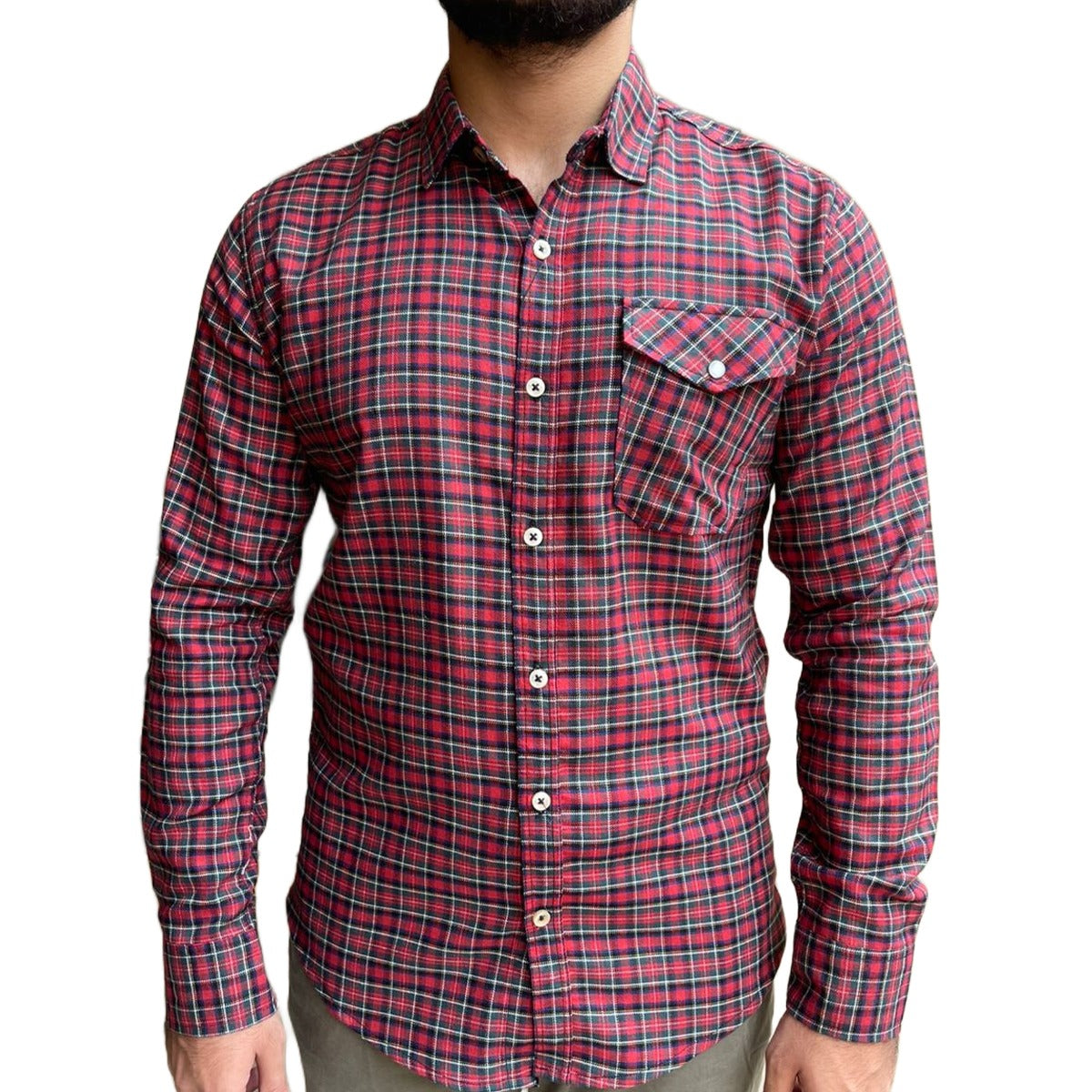 Men's Premium Fashion Check Winter Casual Shirt