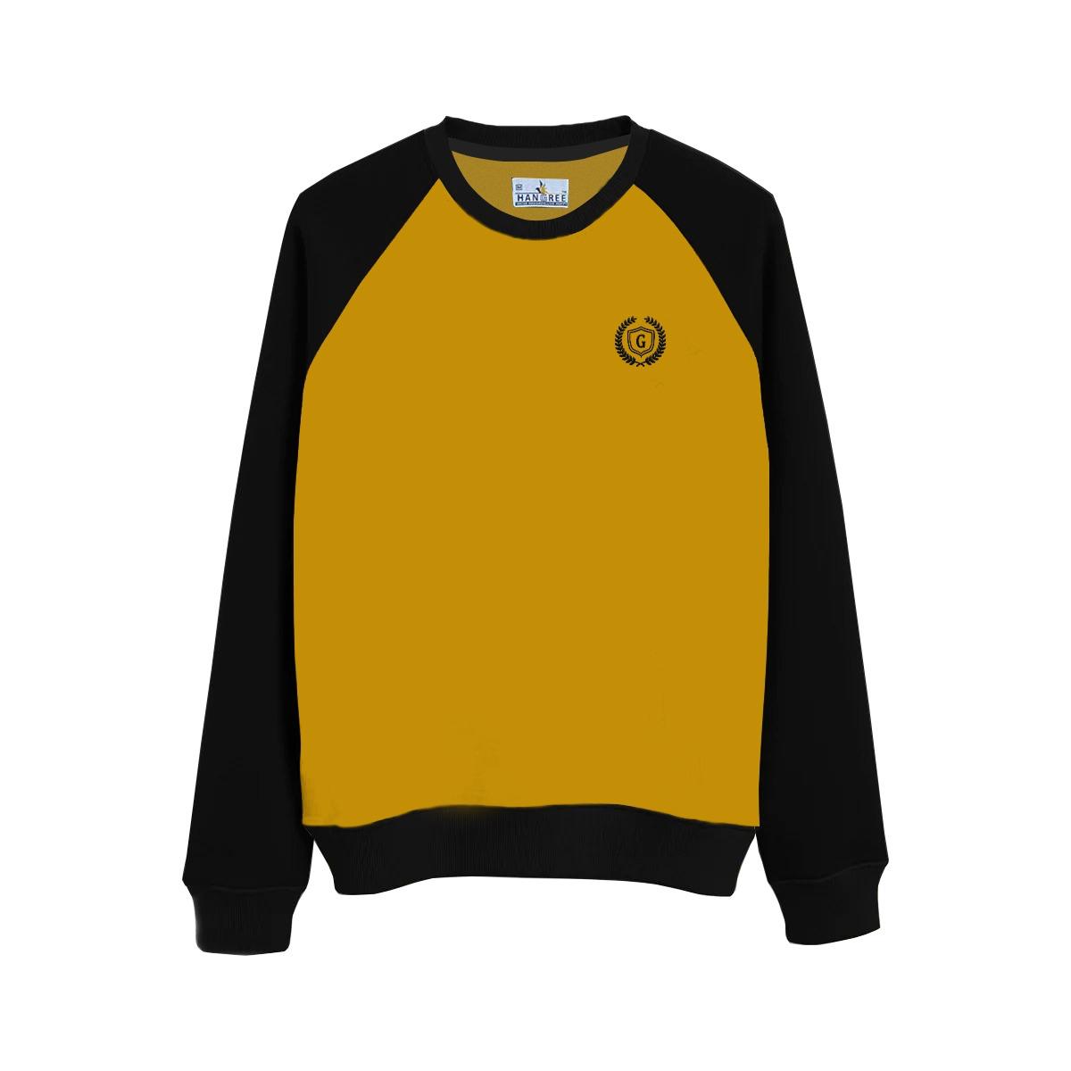 HG Signature Raglan Sweat Shirt For Men's - Yellow