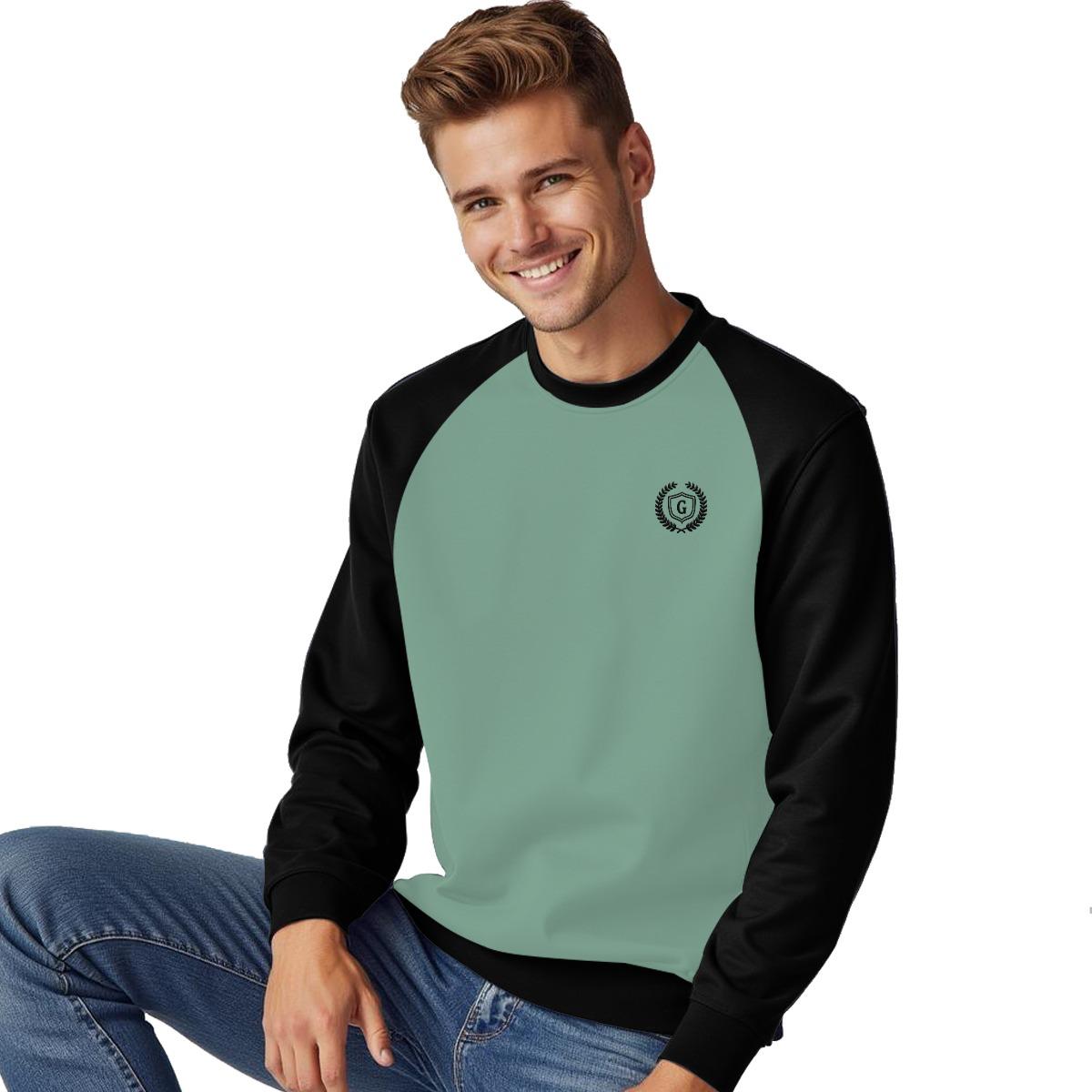 HG Signature Raglan Sweat Shirt - Shadow Green