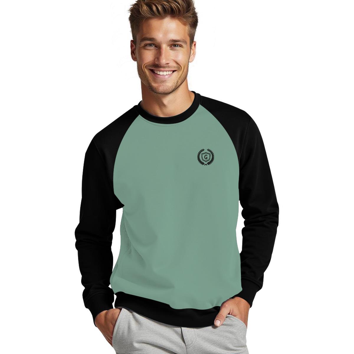 HG Signature Raglan Sweat Shirt - Shadow Green