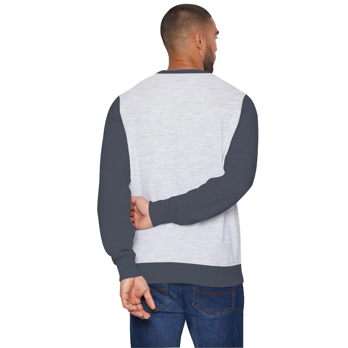 HG Combo Panel Sweat Shirt - Gray