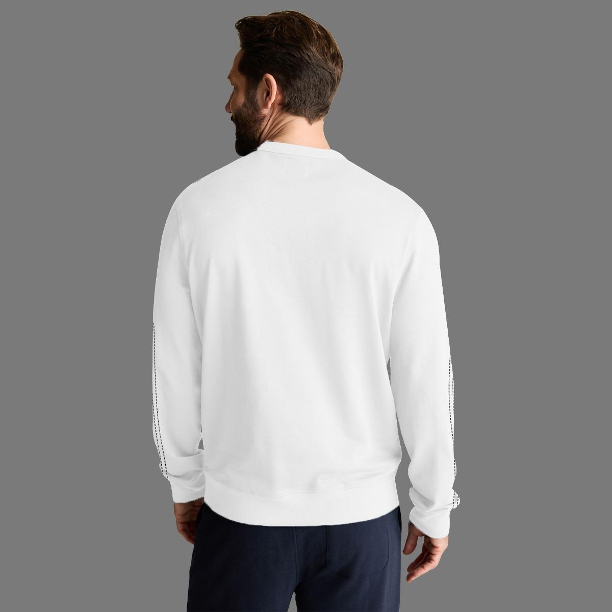 HG Elegant Combo Sweat Shirt - White