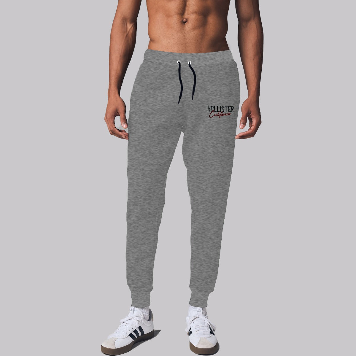 Men's Signature Emb Close Bottom Fleece Sweat Pant - Hyder gray