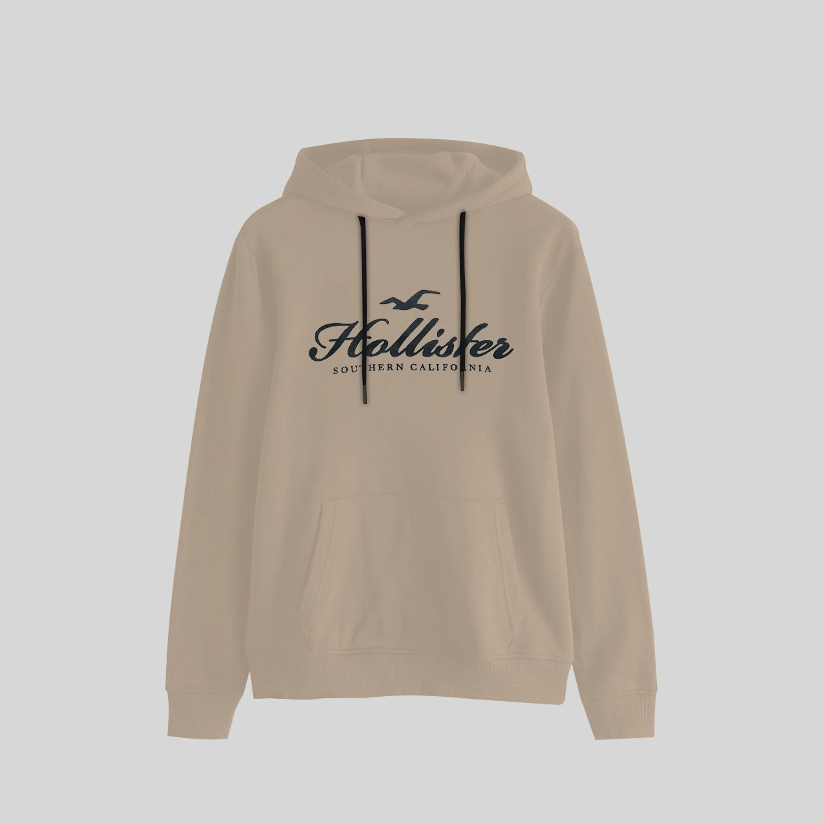 Signature Printed Pull Over Fleece Hoodie - Skin