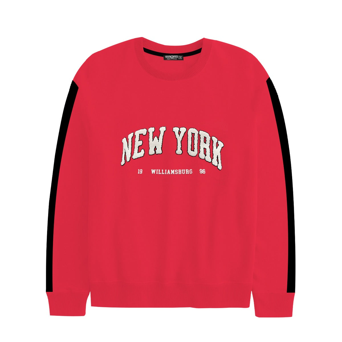 Women's "New York" Printed Sweat Shirt - Red