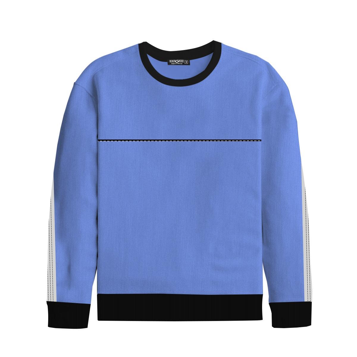 HG Elegant Combo Sweat Shirt - Tafts Blue