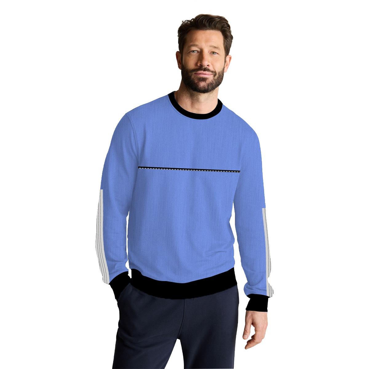 HG Elegant Combo Sweat Shirt - Tafts Blue