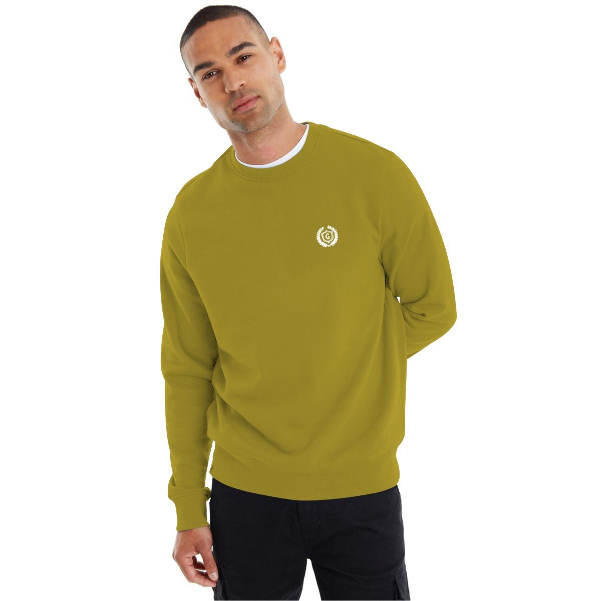 Hangree Signature Emb Sweat Shirt - Luxor Gold