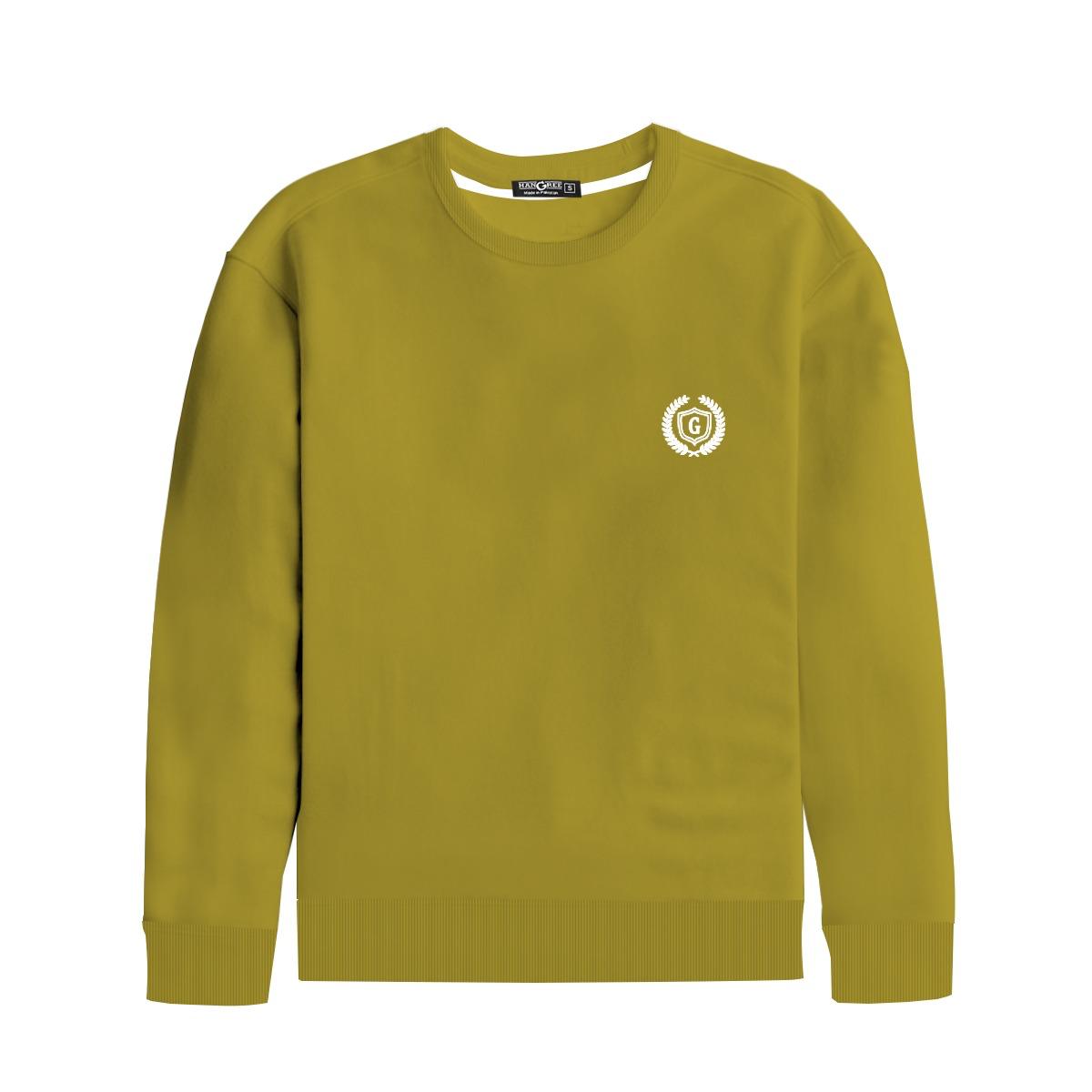 Hangree Signature Emb Sweat Shirt - Luxor Gold