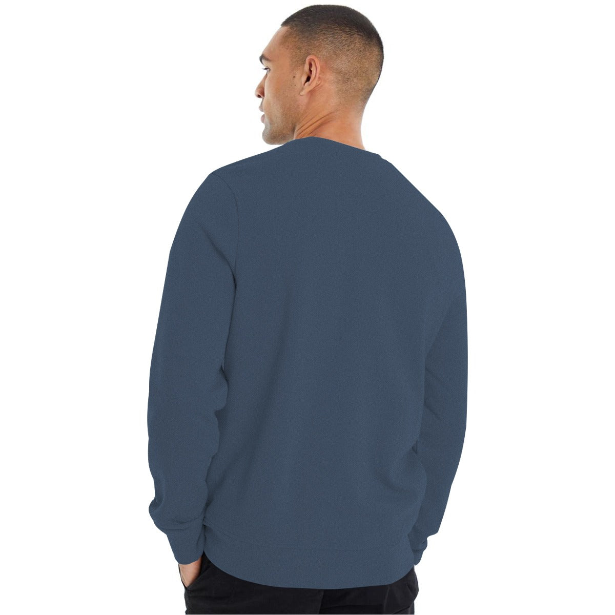 Hangree Signature Sweat Shirt - Mid Blue