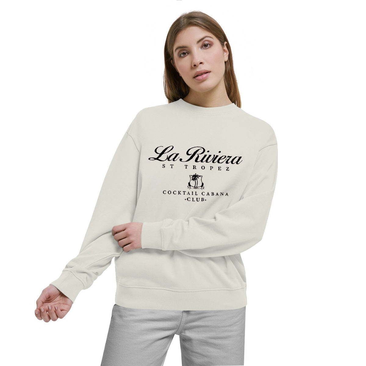 Women's Exclusive Printed Sweat Shirt - Skin