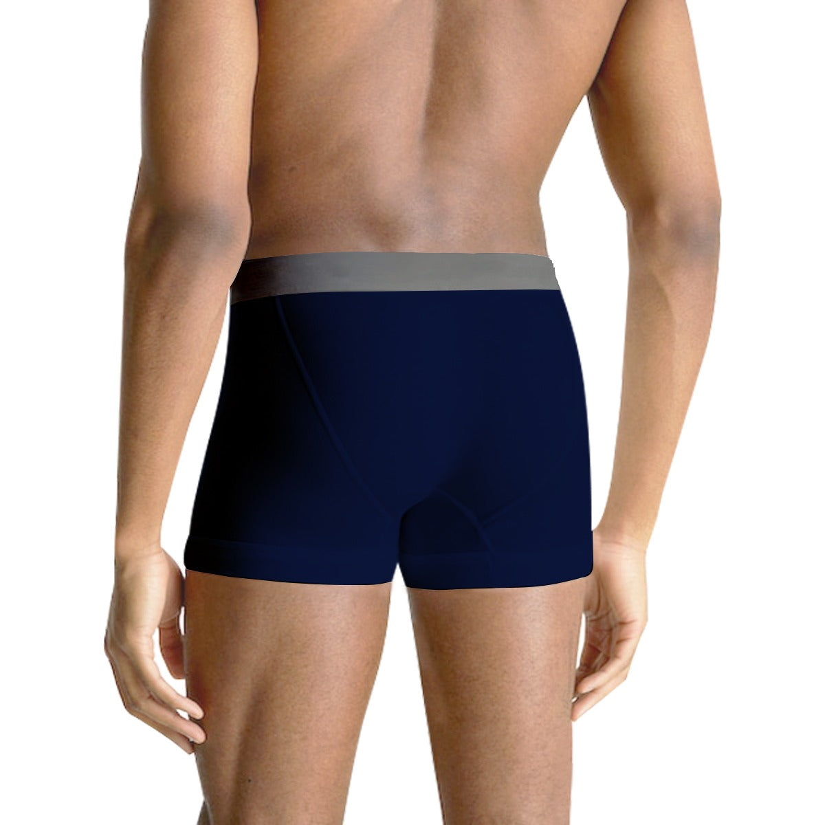 Branded Export Quality Soft Cotton Boxer - Navy Blue