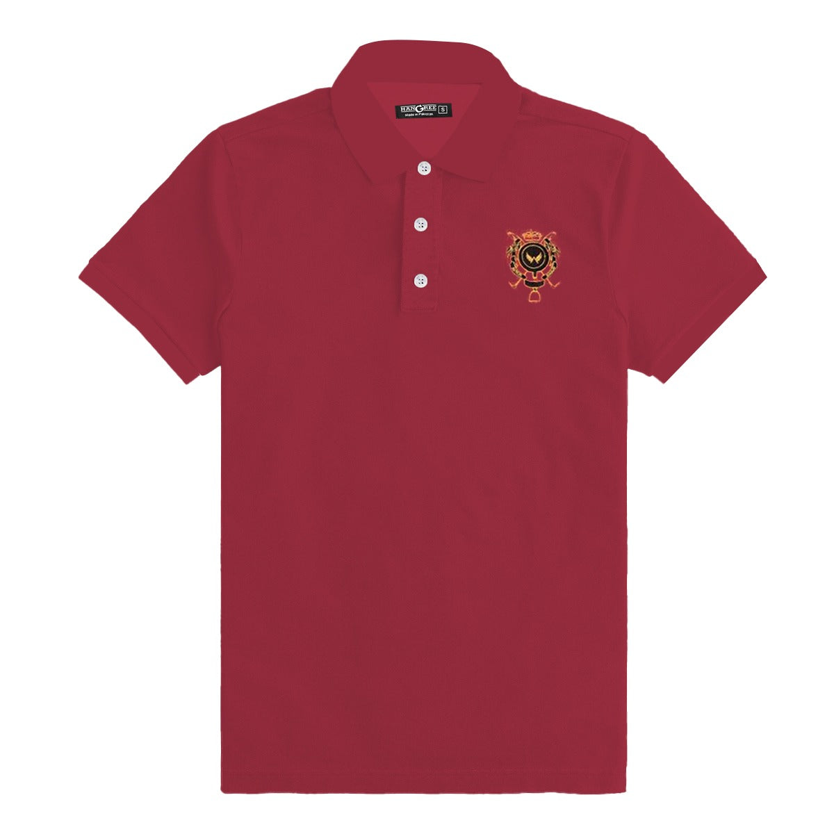 Signature Embroidered Men Polo - Red