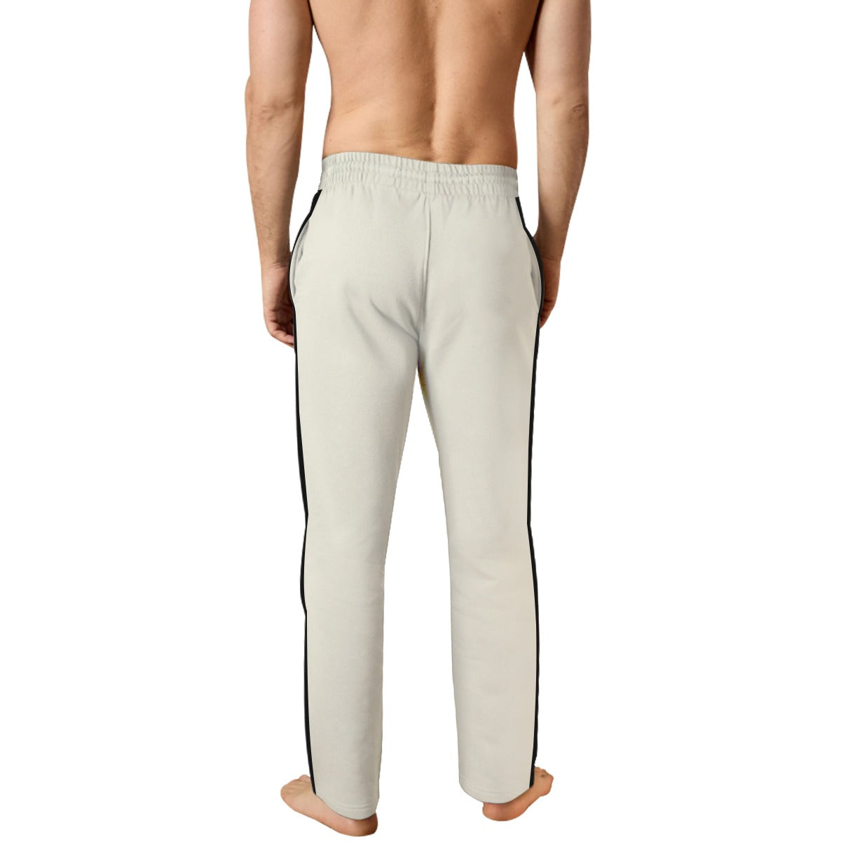 Men Soft Cotton Relax Fit Panel Trouser - Skin