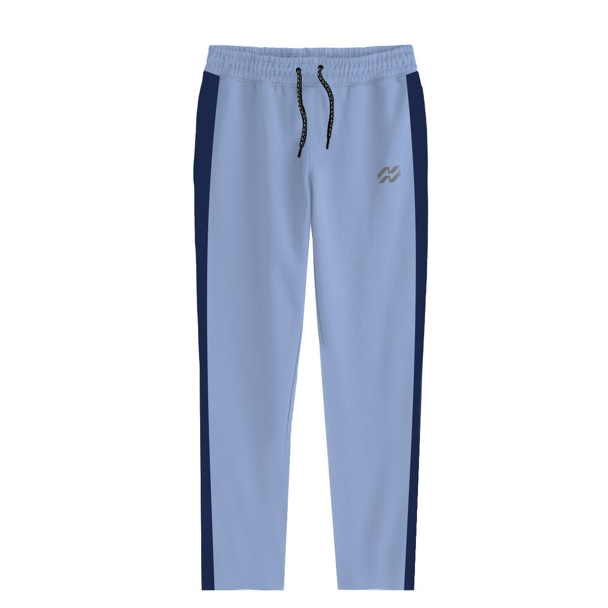 Men Soft Cotton Relax Fit Panel Trouser - Sky Blue