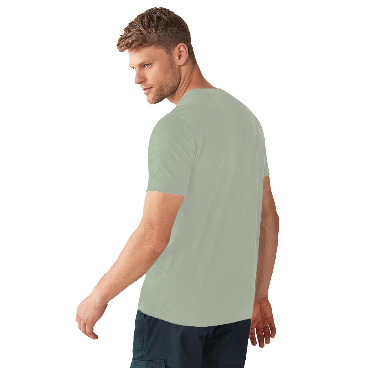 " SAN FRANCISCO" Printed Tee Shirt - Sage Green