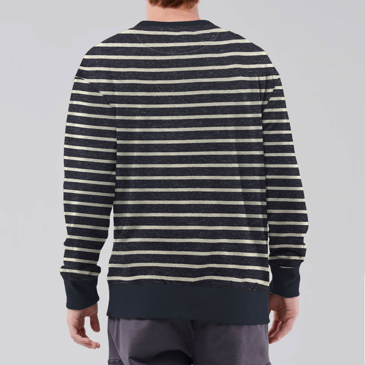 T/H YARN DYED STRAPER FLEECE SWEAT SHIRT