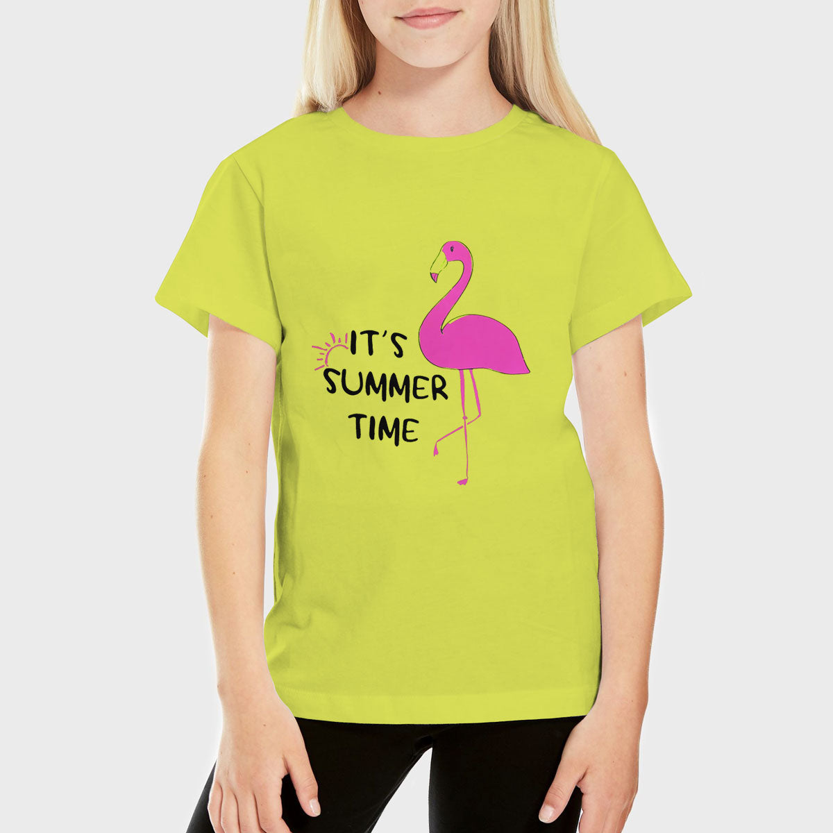 Cute Girl Printed Summer Tee Shirt