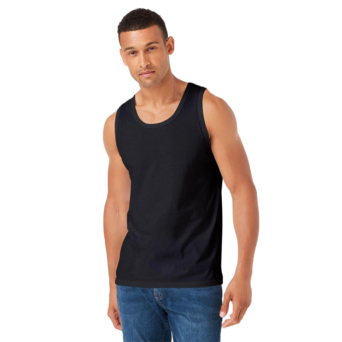 Pack Of 2 Mens Black Branded Vest Black Cotton ( Banyan ) For Gents